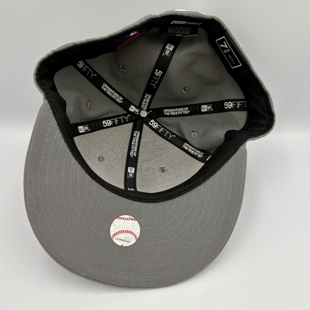Cincinnati Reds MLB Gray New Era 59Fifty 7 1/2 Men's Fitted Hat Baseball Cap - Picture 6 of 8